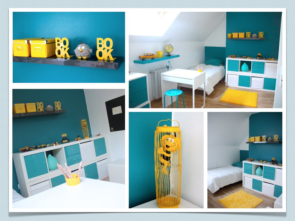 Chambre D Enfant Jaune Et Bleu Chambre Ikea